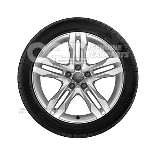 Hliníkový ráfik so zimnou pneumatikou diamantový strieborný Audi A4/S4/Avant/Quattro 8W 8W9073218A 8Z8