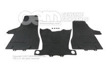 1 sada podložiek do každého počasia titánová čierna