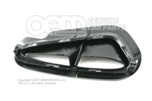 Mriežka výstupu prúdenia lesklá čierna 5FF807576041 (1)