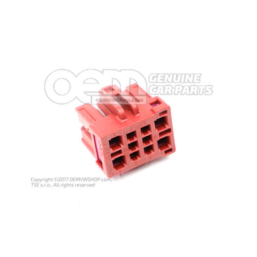 Puzdro s plochými kontaktmi s blokovaním kontaktu