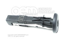 Vodítko s tlačidlom pre nastaviteľnú opierku hlavy onyx