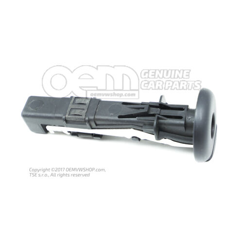 Vodítko s tlačidlom pre nastaviteľnú opierku hlavy onyx