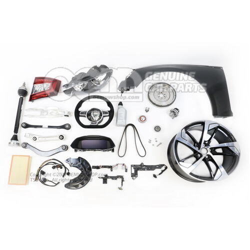 83H071499A 9W7 Aluminium rim For summer tyres grease cap Burnished black metallic 8,5JX19 ET38