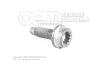 Skrutka s valcovou hlavou s vnútornou hlavou s vnútornou viacbodovou hlavou M8X28