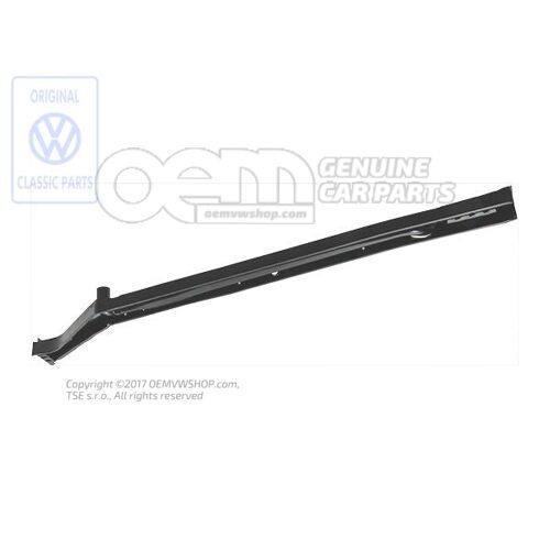 Horný diel podbehu s rúrkou kúrenia