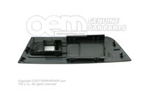 Škrupina rukoväte, horná časť saténová čierna Škoda Karoq 57 (2)