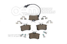 1 súprava brzd. obložení s indikáciou opotreb. pre kotúč. brzdu