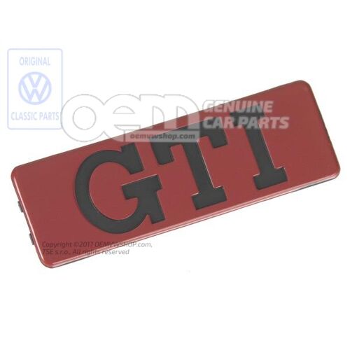 Bočný znak GTI Golf Mk2