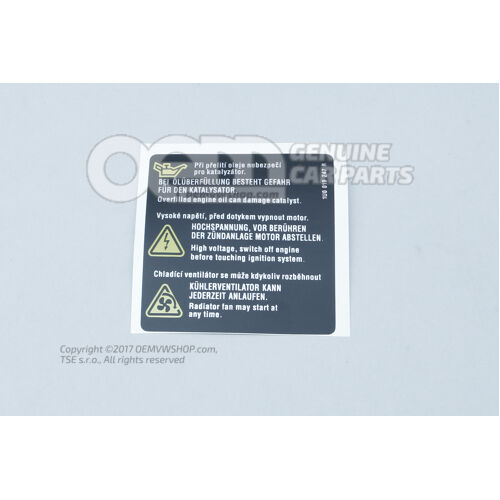 Štítok s upozornením