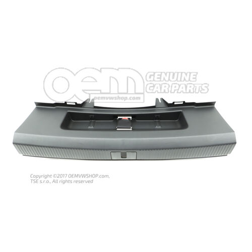 Ozdobná lišta pre zadný priečny diel duše (čierna)