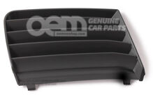 Maska chladiča saténová čierna