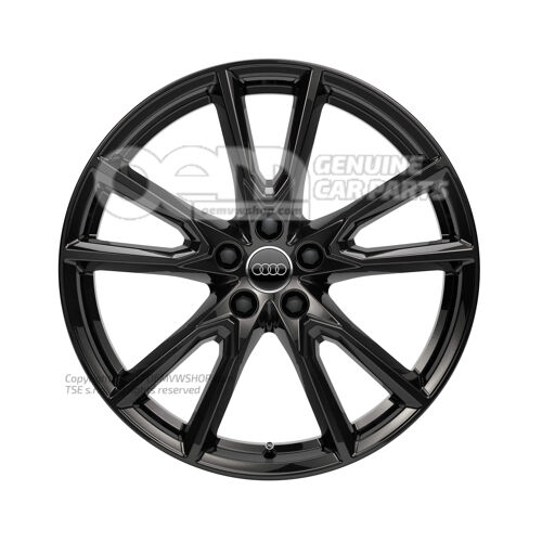 Hliníkový disk čierny lesklý Audi Q5 80