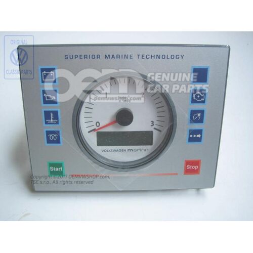 Otáčkomer s clonou a kontrolkami