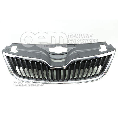 Ochranná mriežka saténová čierna Škoda Rapid 5J