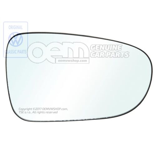 Sklo zrkadla (konvexné) s nosnou doskou