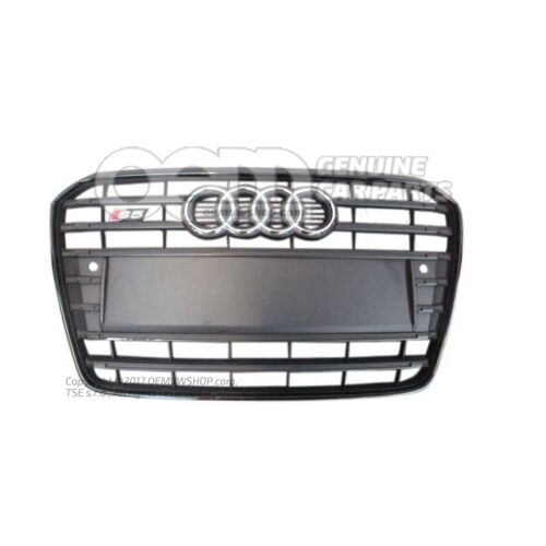 Mriežka chladiča s mriežkou chladiča s držiakom ŠPZ, čierna