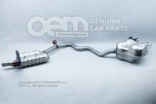 Stredný tlmič hluku s koncovým tlmičom hluku