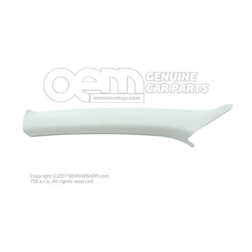 Obruba A-stĺpika perlovo šedá