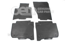 1 sada podložiek pod nohy (gumová) čierna