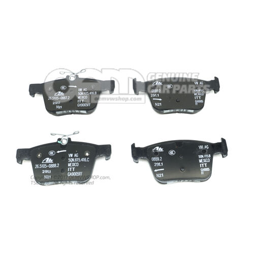 1 súpr. brzd. obložení pre kotúčovú brzdu 3Q0698451S