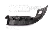 Ozdobná lišta nárazníka saténová čierna (1)