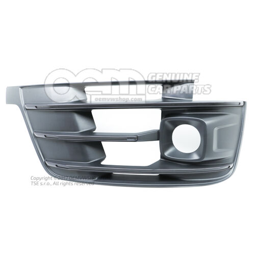 Vodiaca mriežka vzduchu antracit tmavý chróm Audi Q7 4M