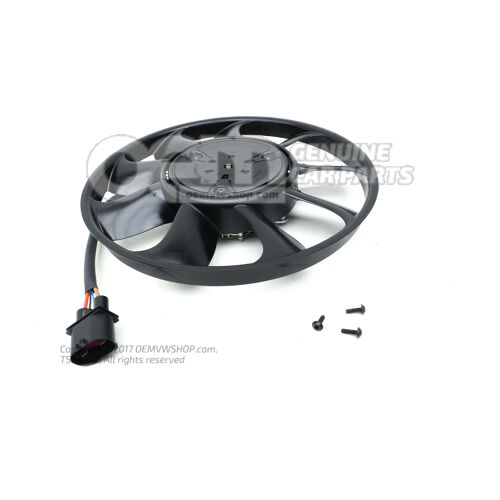 Ventilátor chladiča s riadiacou jednotkou 8W0959455AA