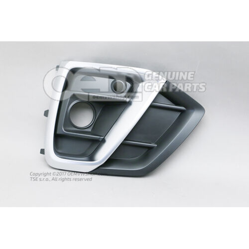 Mriežka vedenia vzduchu satén.čierna/hliník. štandard 80A807679AGCOX