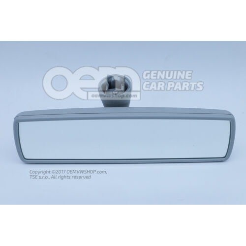 Vnútorné zrkadlo, antireflexné saténové čierne / perlovo šedé