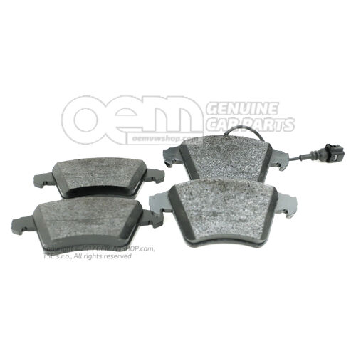 1 sada brzdových platničiek pre kotúčové brzdy Audi A8/S8 Quattro 4H 4H0698151S