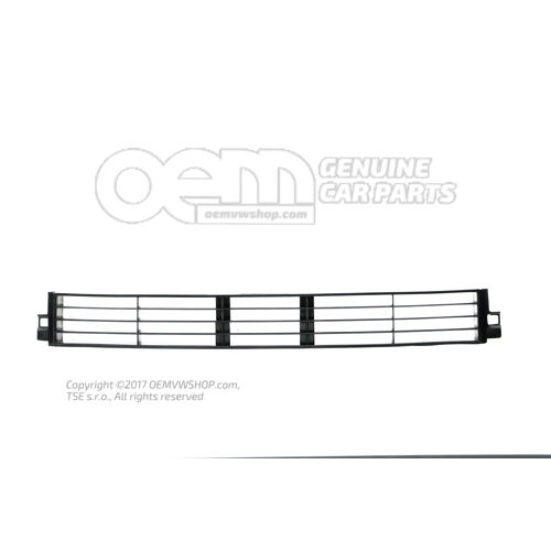 Vodiaca mriežka vzduchu saténová čierna