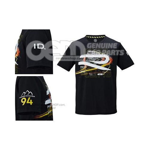 5H6084200B 041 T-shirt, M, men’s, Black, “Pikes Peak”, “R” Collection