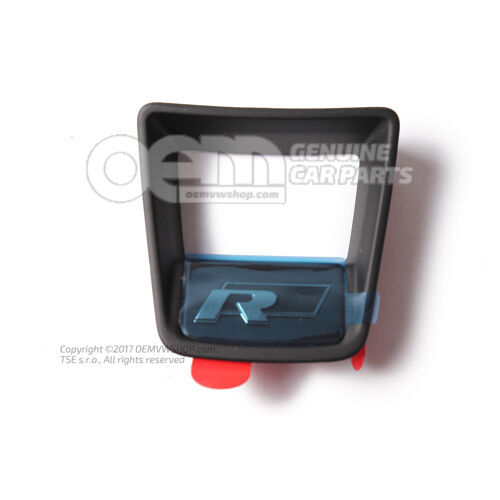 Clona pre volant saténovo čierna/hliníková 3QF419685ICL