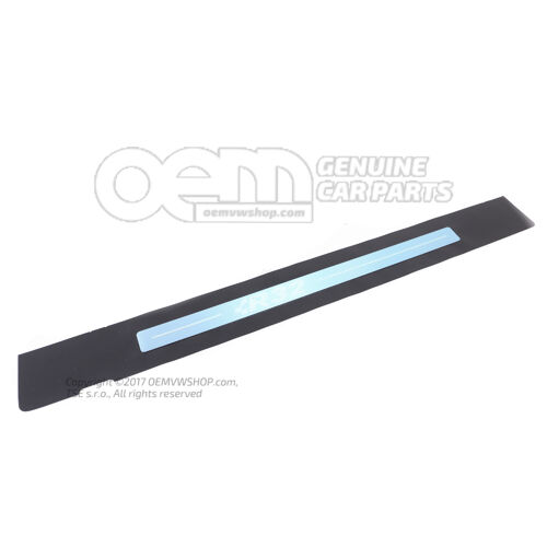 Ochranná fólia vstupného pruhu čierna / strieborná