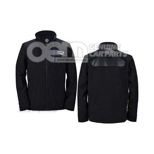5H6084003C Softshell jacket, L, men’s, Black, “R” Collection