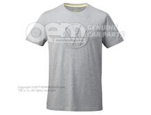 5H1084200F 573 T-shirt, XXXL, men, grey melange, 3D VW logo, Volkswagen collection