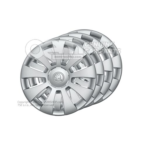 1 súprava ozd. krytov kolesa