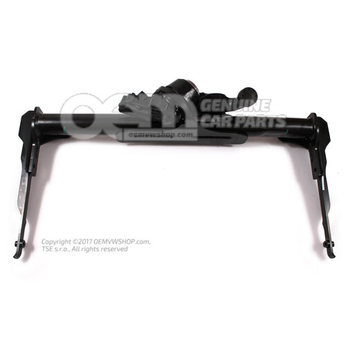Tow hitch, swivel-type and installation kit - electrical parts for trailer operation (reduced fan performance) 80A092157B