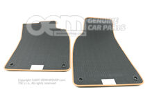 1 sada podložiek pod nohy duša (čierna) / koňaková hnedá (1)