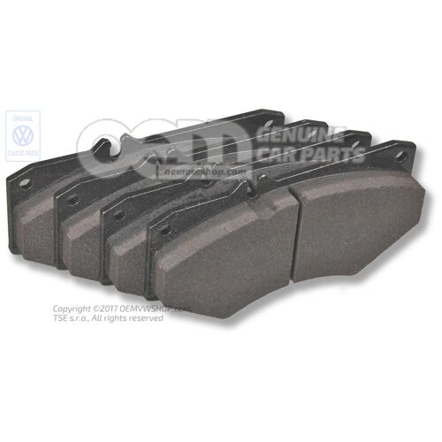 1 súpr. brzd. obložení pre kotúčovú brzdu