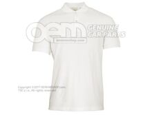 330084230D 084 Polo shirt, XL, men's, Snow White, Volkswagen Collection