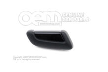 Nastavovací gombík saténový čierny / čierny