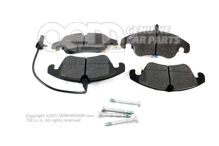 1 súprava brzd. obložení s indikáciou opotreb. pre kotúč. brzdu