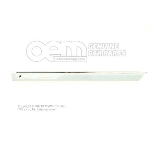 Lišta pre bočný člen lesklá nehrdzavejúca oceľ