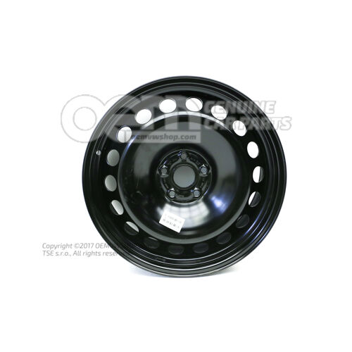 Oceľ. disk rallye čierna 1EA601027B03C