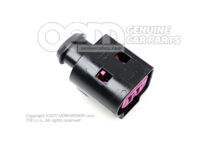 Puzdro s plochými konektormi s blokovaním kontaktov