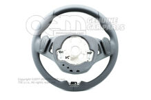 Volant (kožený) čierny/svetlý chróm 5E3419093GEVKH (1)