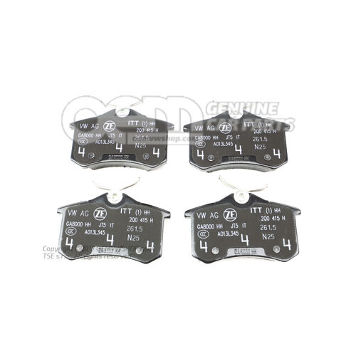 1 súpr. brzd. obložení pre kotúčovú brzdu 2Q0698451C