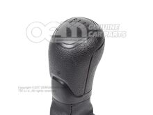 Hlavica radiacej páky s kufrom pre radiacu páku (koženku) saténová čierna Škoda Octavia 5E (4)