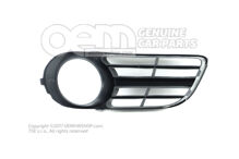 Kryt na obloženie hmlového svetla saténový čierny Škoda Fabia 6Y (2)